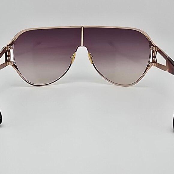 Marc Jacobs Sunglasses MJ-1099-S 086/HA Marc Jacobs MJ106/S Gold Havana Frame Brown Gradient Lens Shield Sunglasses